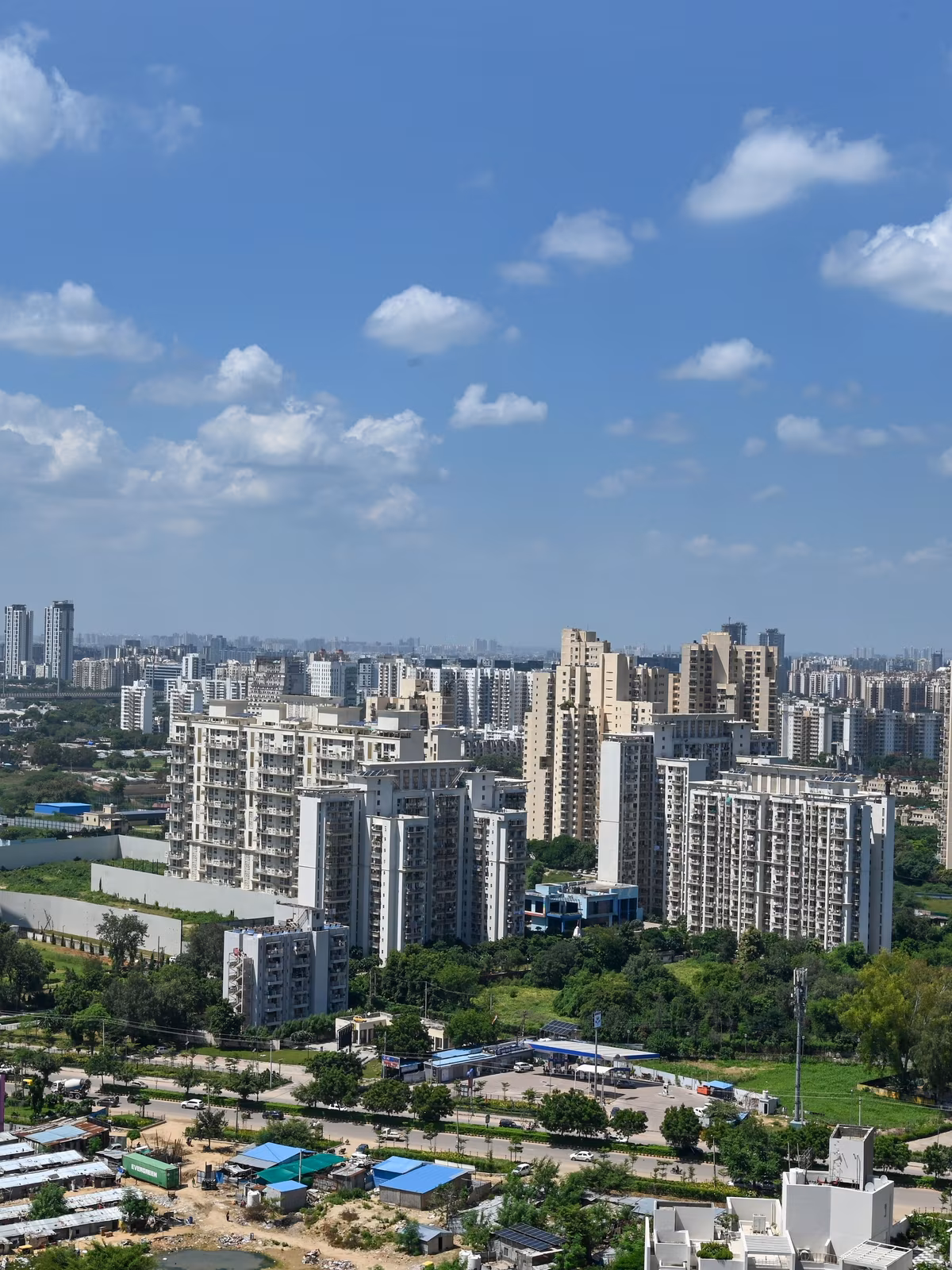 Mumbai high-rise residential skyline